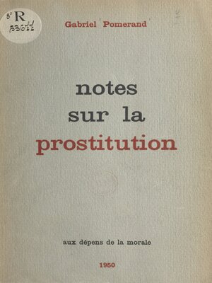 cover image of Notes sur la prostitution